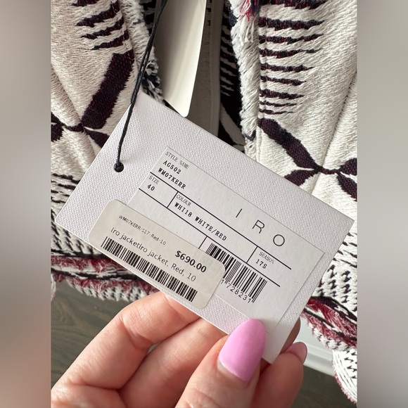 IRO patterned blazer jacket - Picture 4 of 4